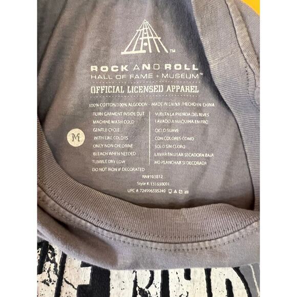 Rock and Roll Hall of Fame Inductees The Who T-Shirt Mineral Wash Gray Size M - Picture 6 of 6